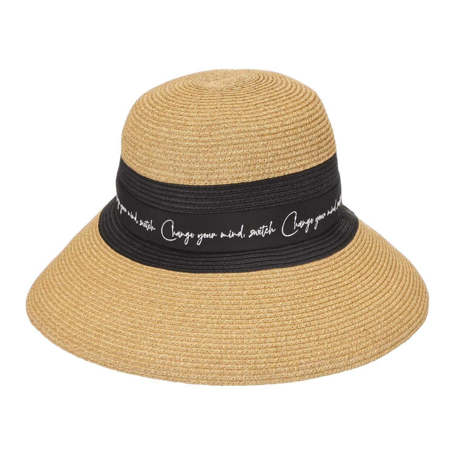 アウレリア 日本製 ＵＶカット ブレードメッセージ バイカラーキャペリン