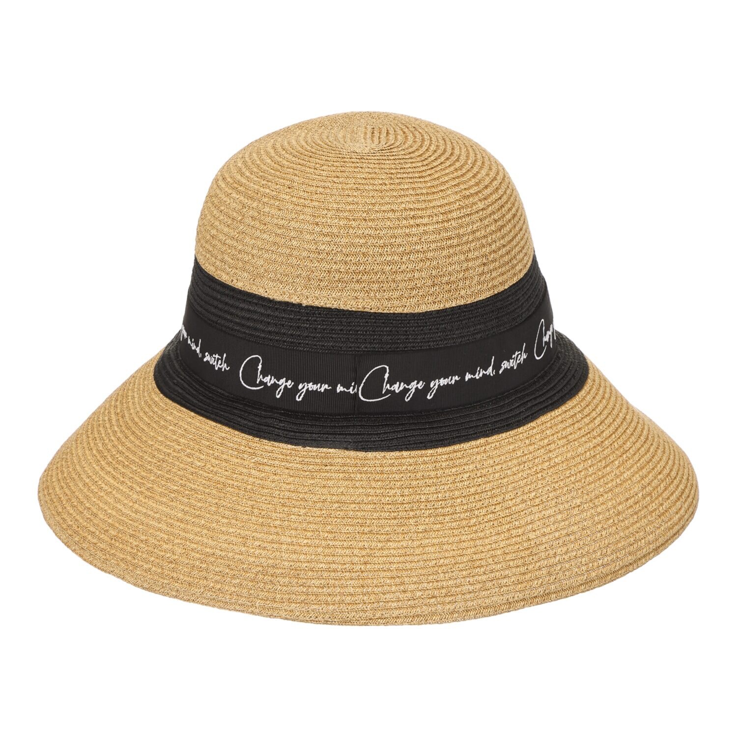 アウレリア 日本製 ＵＶカット ブレードメッセージ バイカラーキャペリン