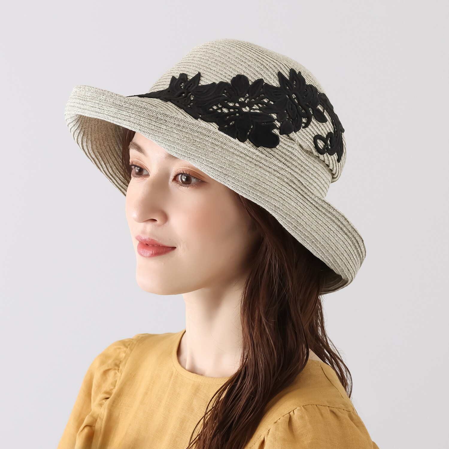 アウレリア 日本製 ＵＶカット ブレードレース タックセーラーハット