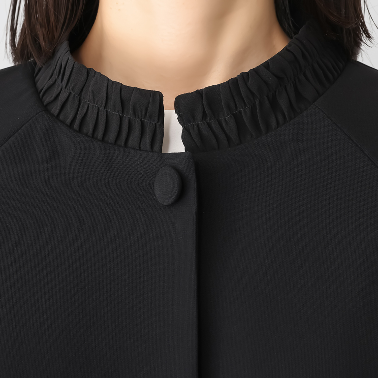 岩佐 国内生産 国内生地 スタンドカラー フォーマルケープ