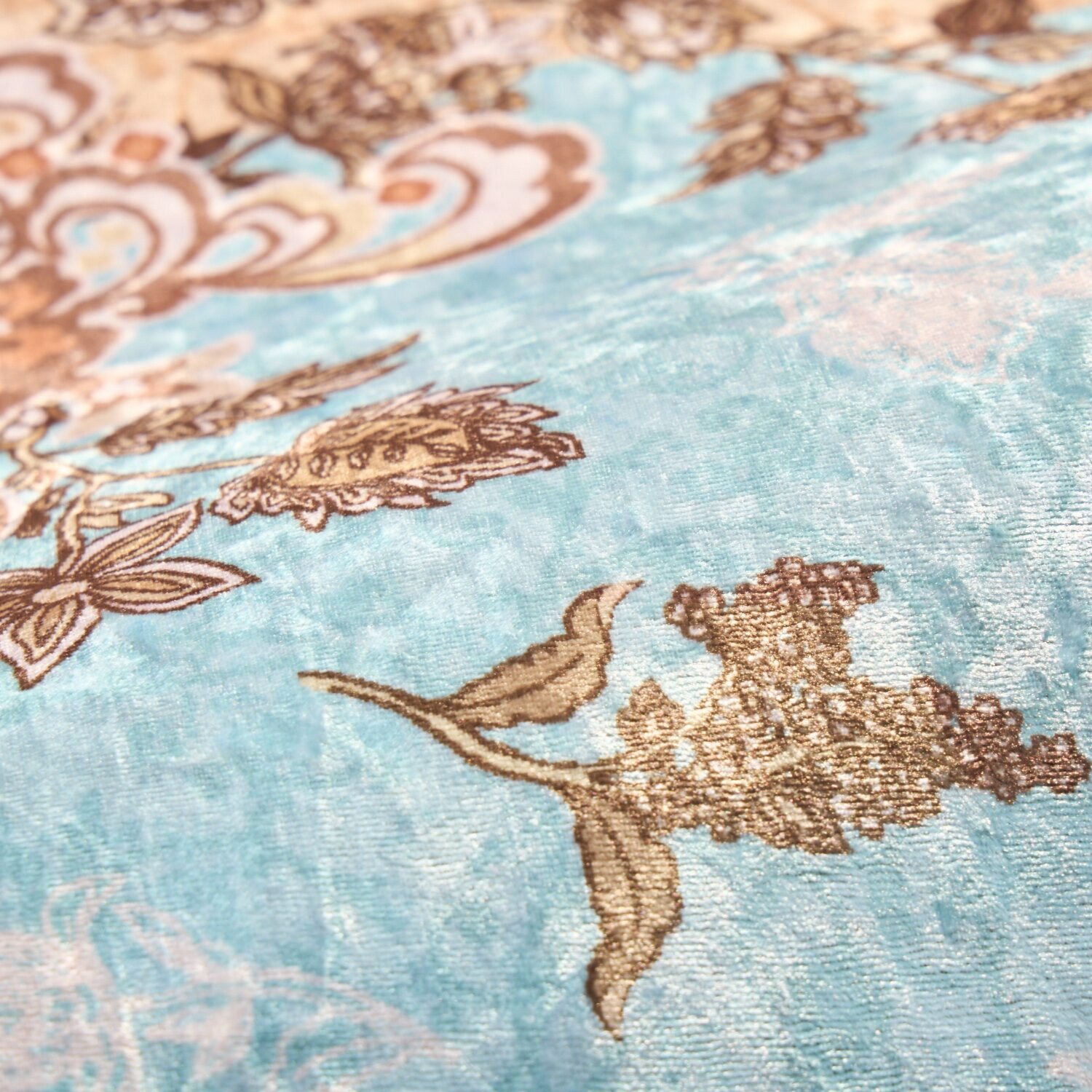 はっ水加工付 ペルシャンデザイン カーペット “サンティエラ” ＜１９０×１９０ｃｍ＞