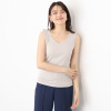 ジュエル オーガニックコットン混 ストレッチリブ編 前後２ウェイ タンクトップ３枚セット