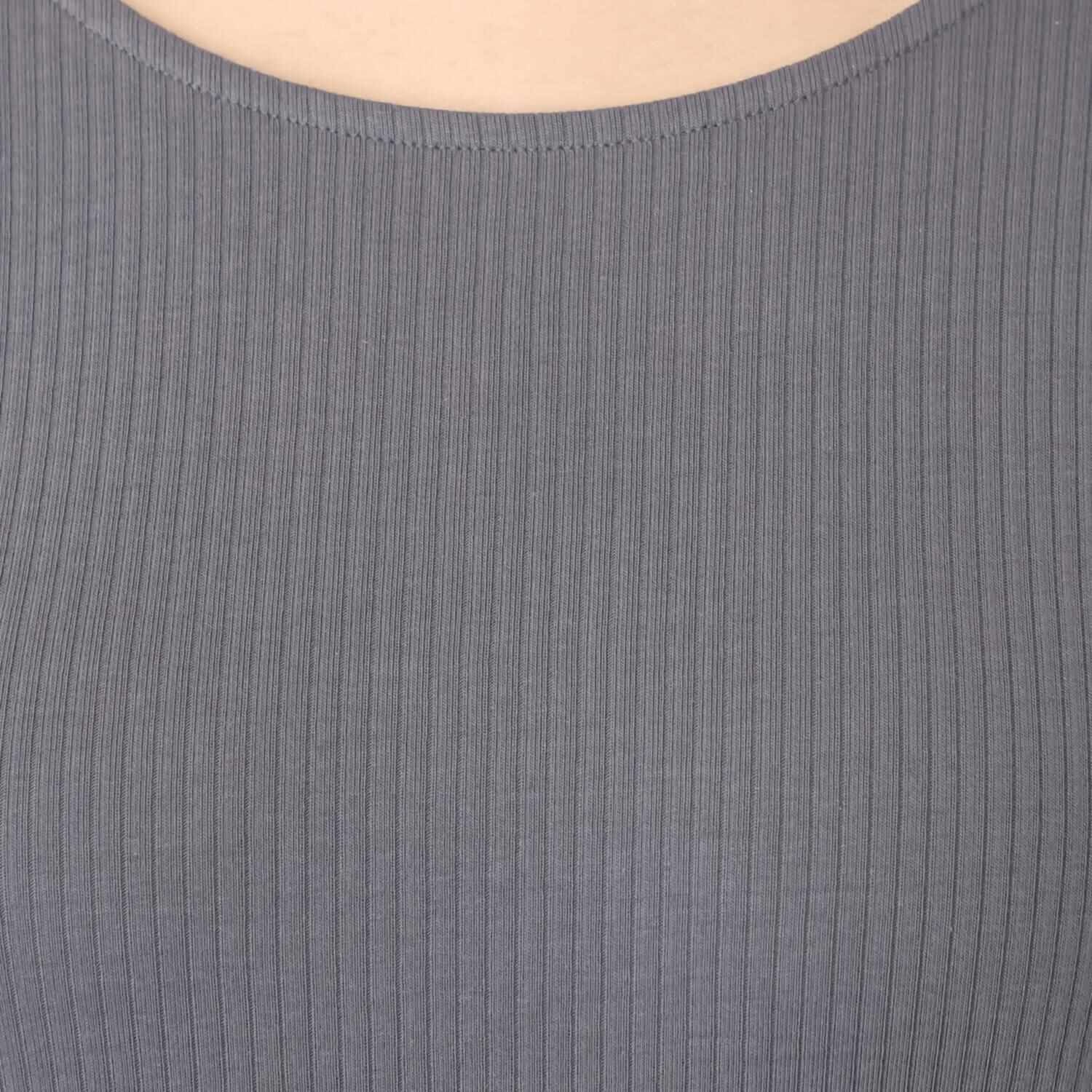 ジュエル オーガニックコットン混 ストレッチリブ編 七分袖インナー３枚セット