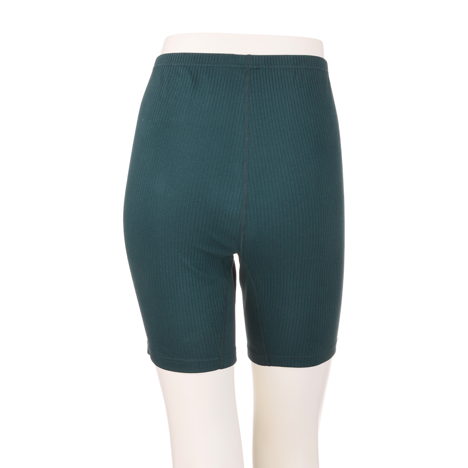 ジュエル オーガニックコットン混 ストレッチリブ編 三分丈ボトム３枚セット