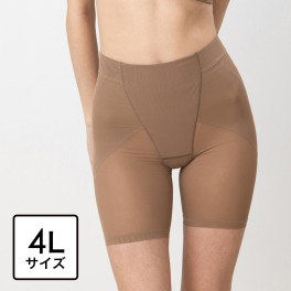 美人工房 消臭・速乾・接触冷感 “エアライト” 深ばき三分丈ガードル４Ｌ