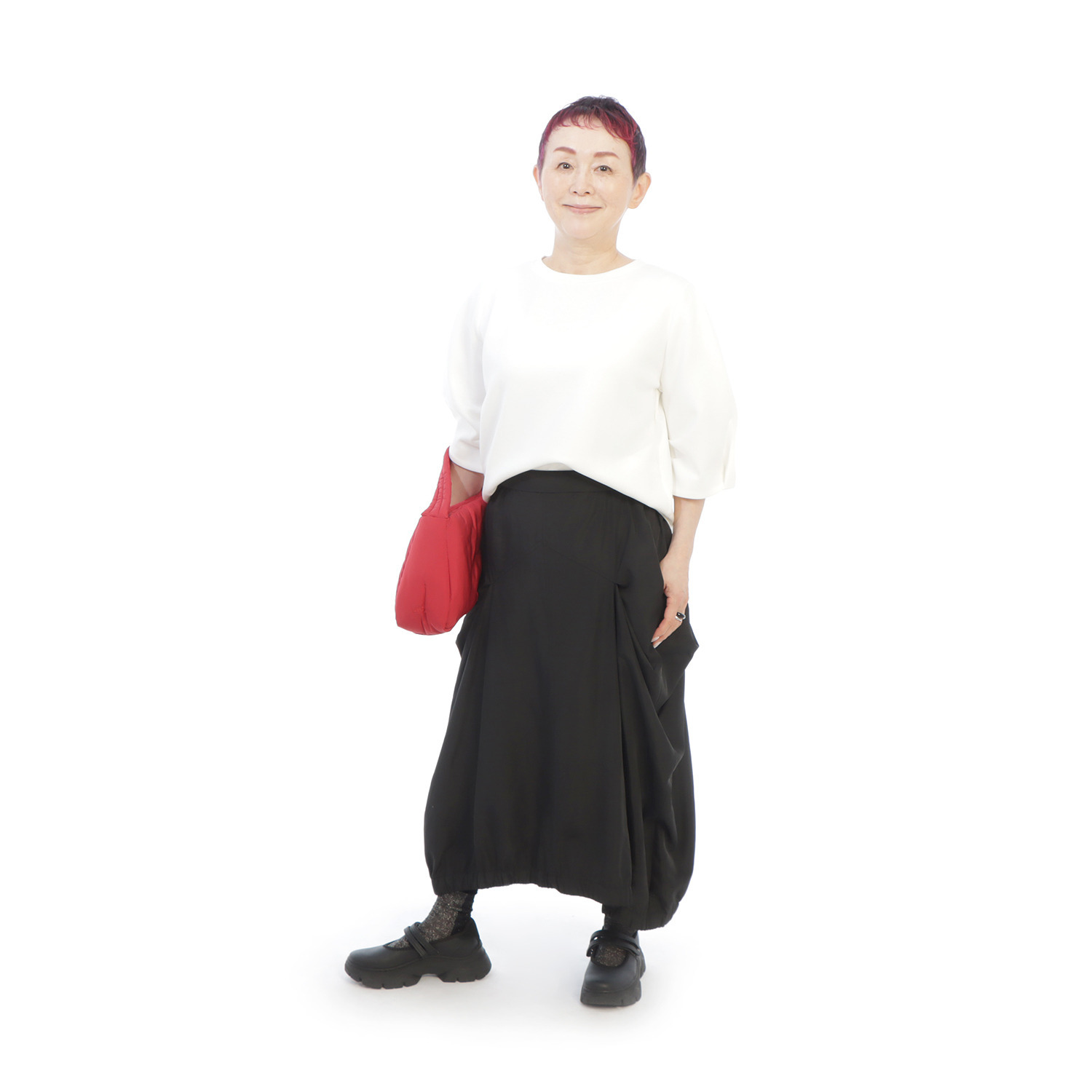 コモエリークローゼット 変形スリーブトップス