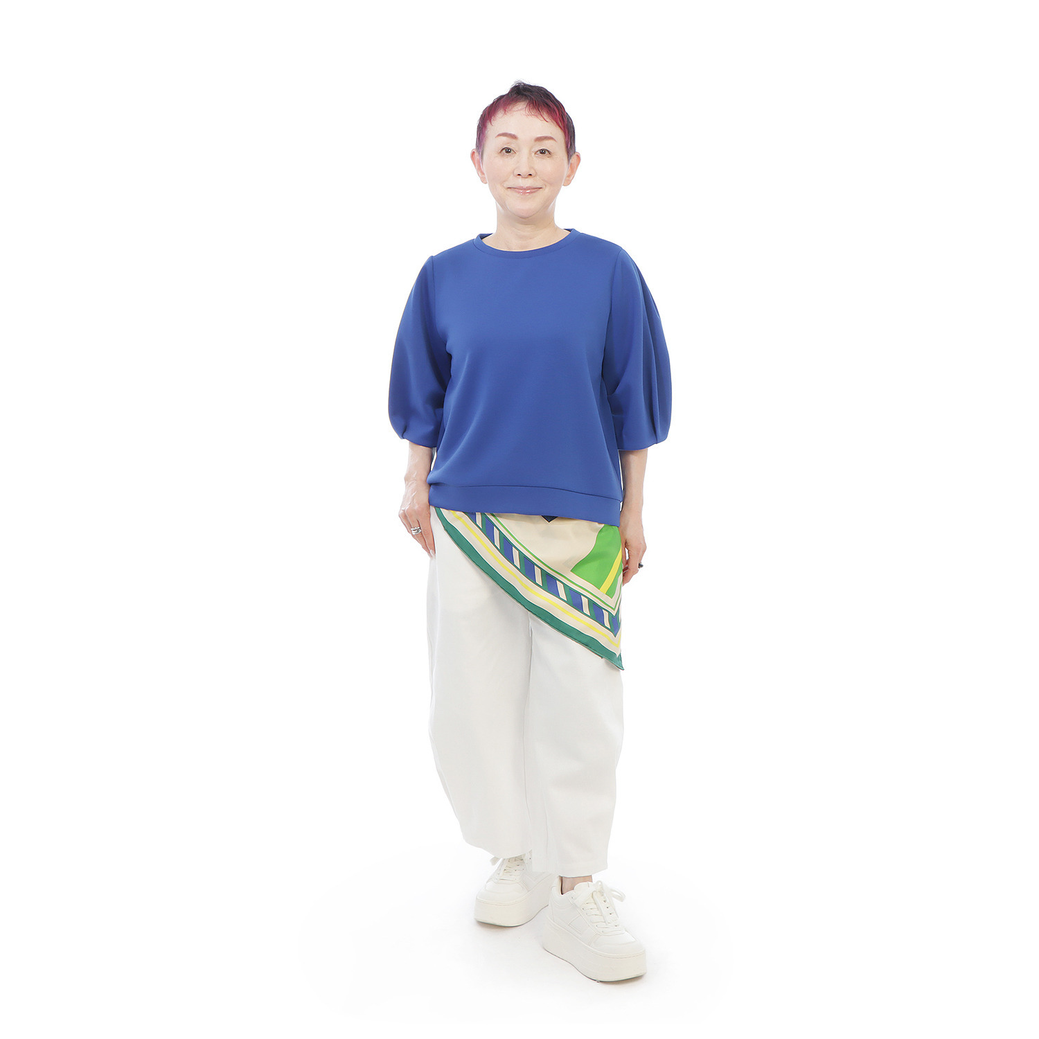 コモエリークローゼット 変形スリーブトップス