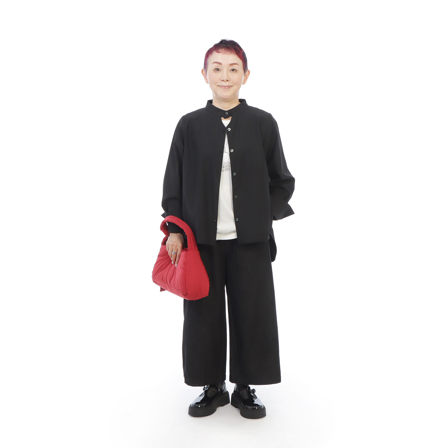 コモエリークローゼット ボウタイアクセント ブラウス