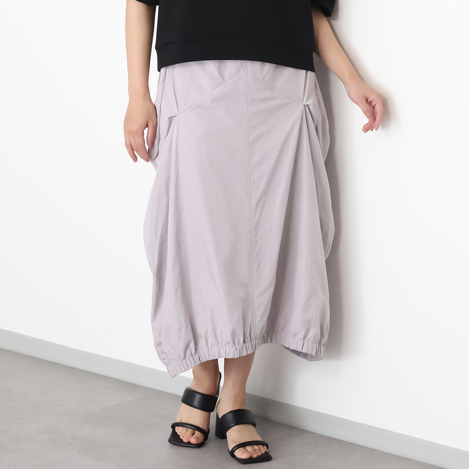 コモエリークローゼット シンメトリー タックスカート