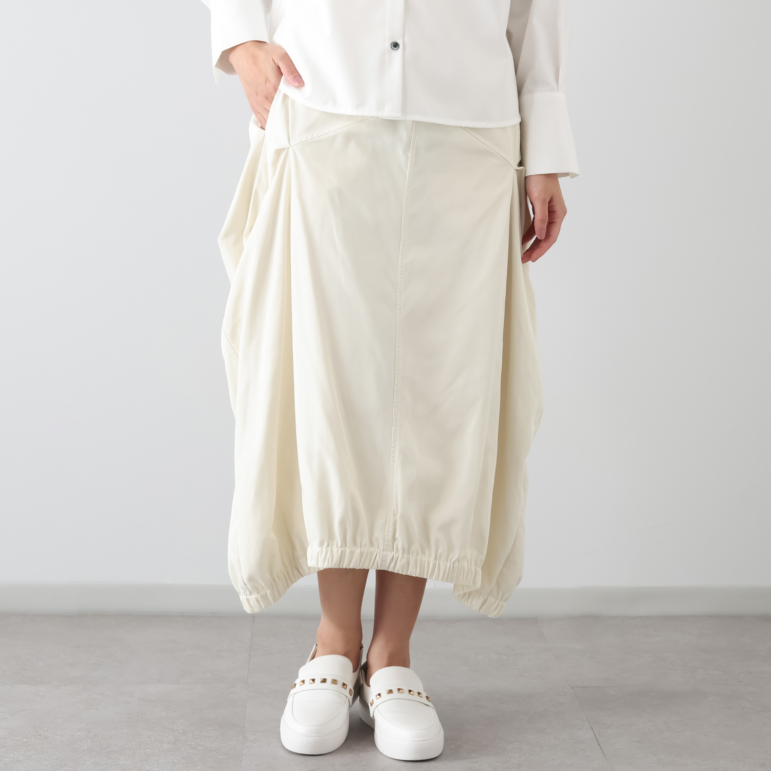 コモエリークローゼット シンメトリー タックスカート