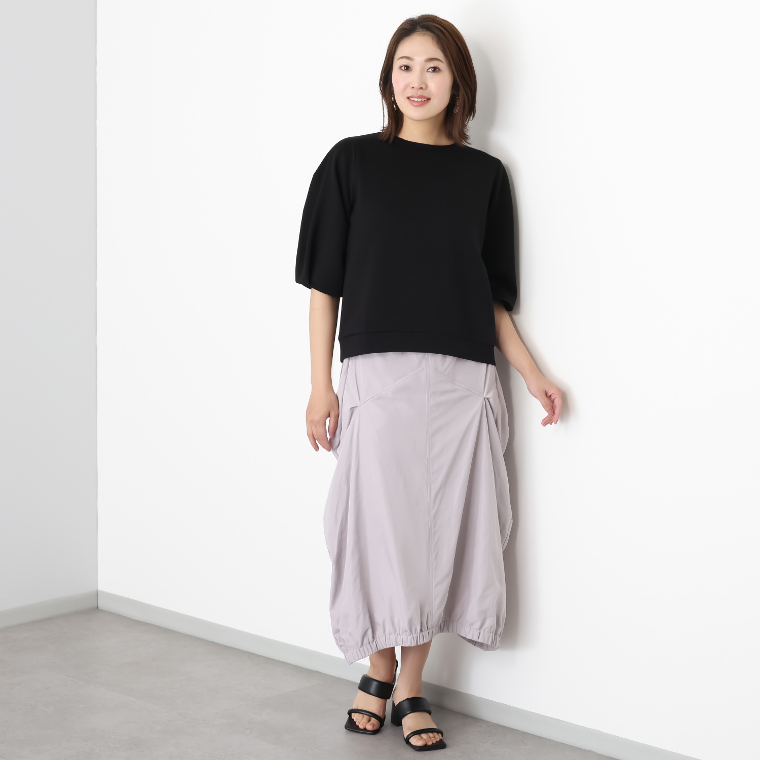 コモエリークローゼット シンメトリー タックスカート