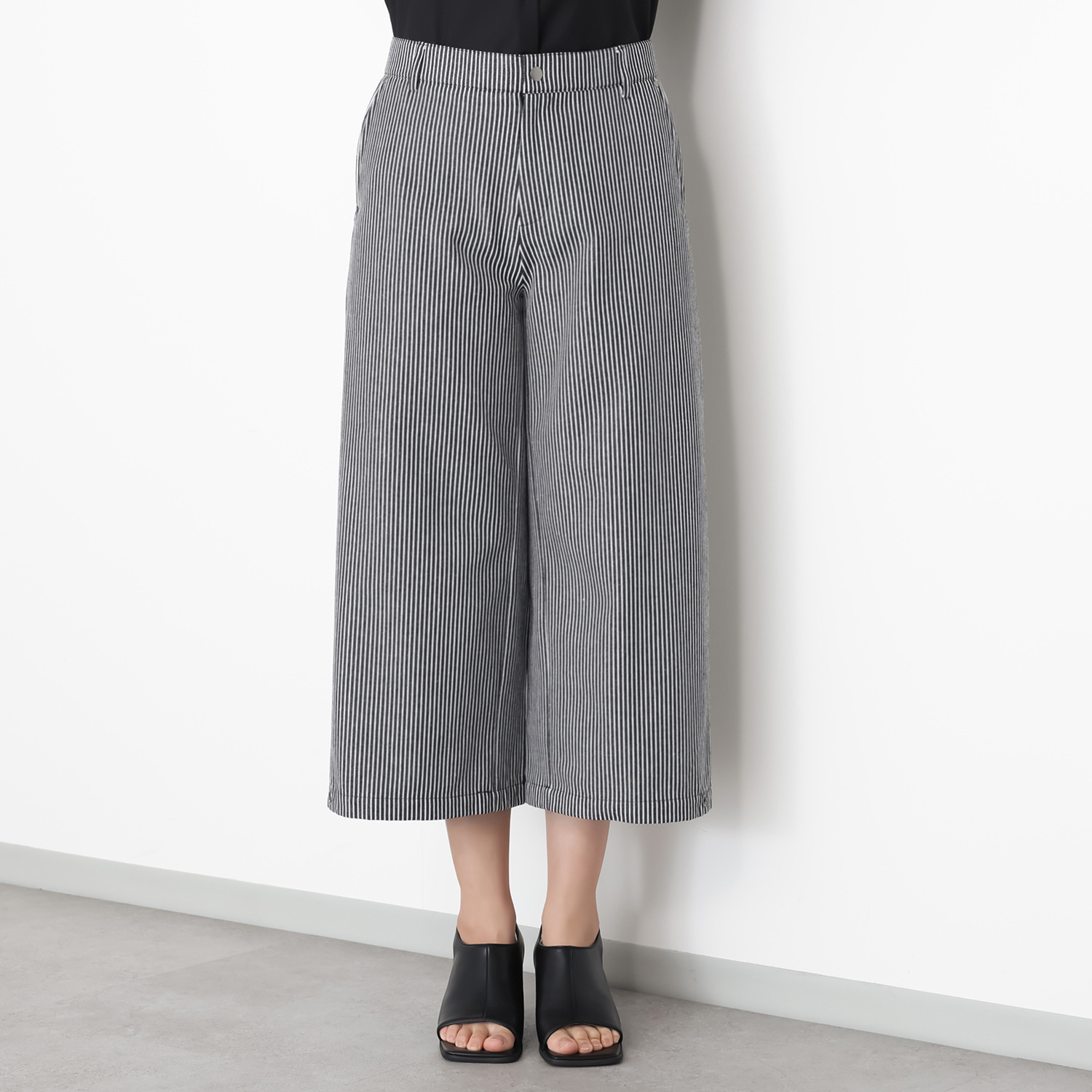 コモエリークローゼット ストレート＆コクーン デニムパンツ