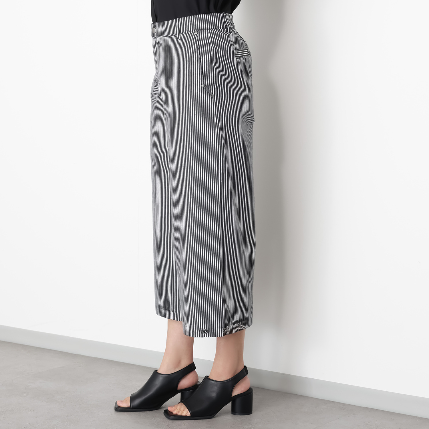 コモエリークローゼット ストレート＆コクーン デニムパンツ