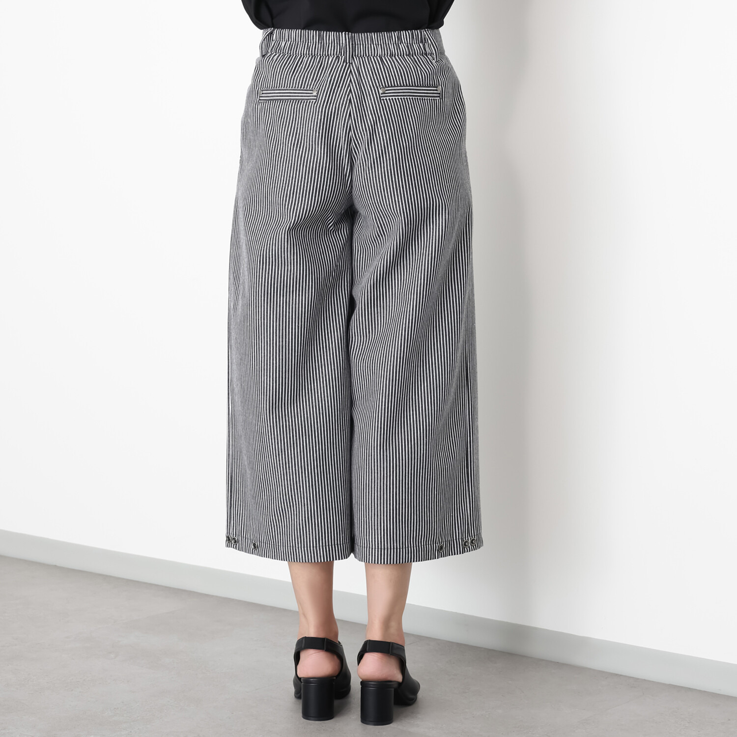 コモエリークローゼット ストレート＆コクーン デニムパンツ