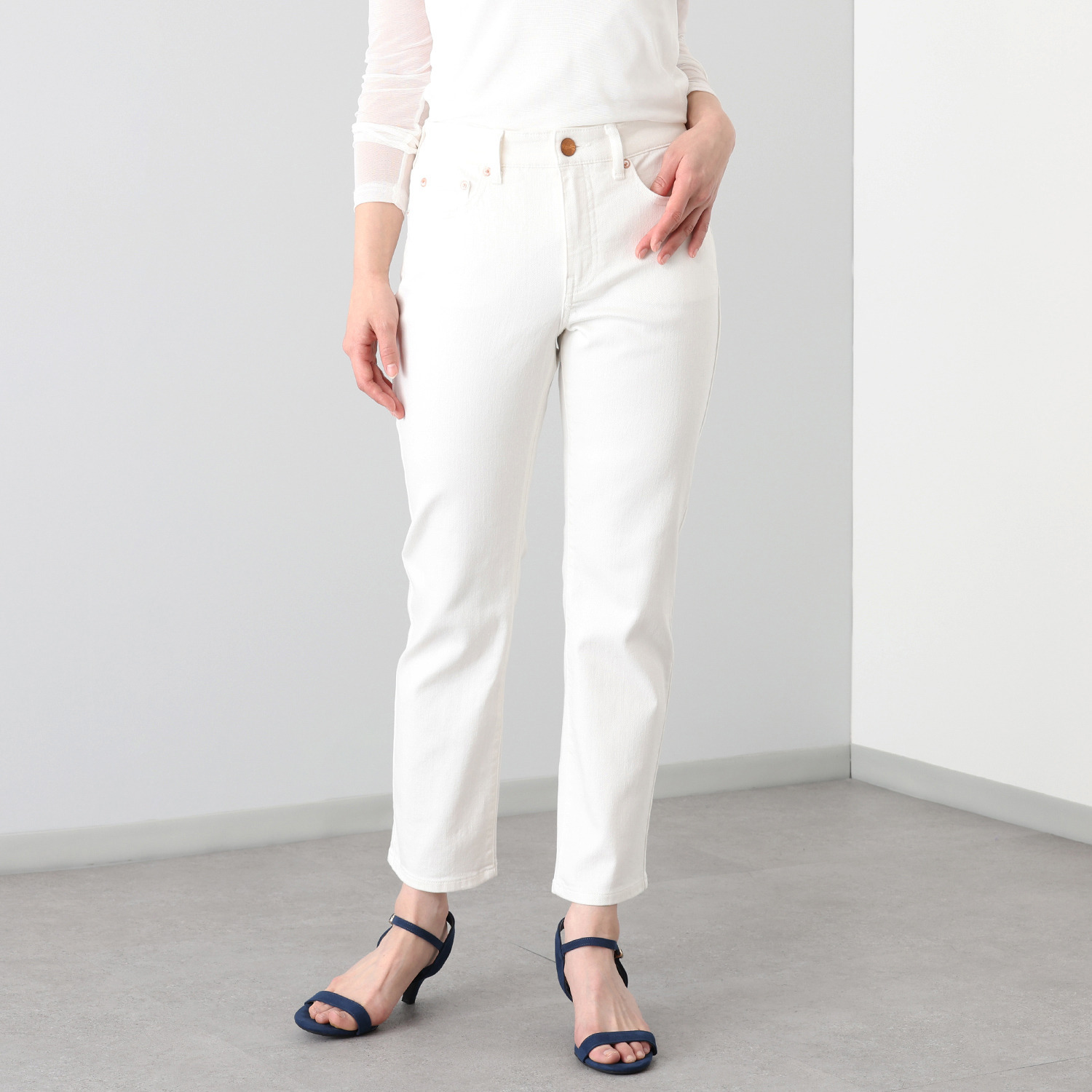 シュガーデプト コーンデニム（Ｒ） スーパーストレッチ アンクル丈ジーンズ