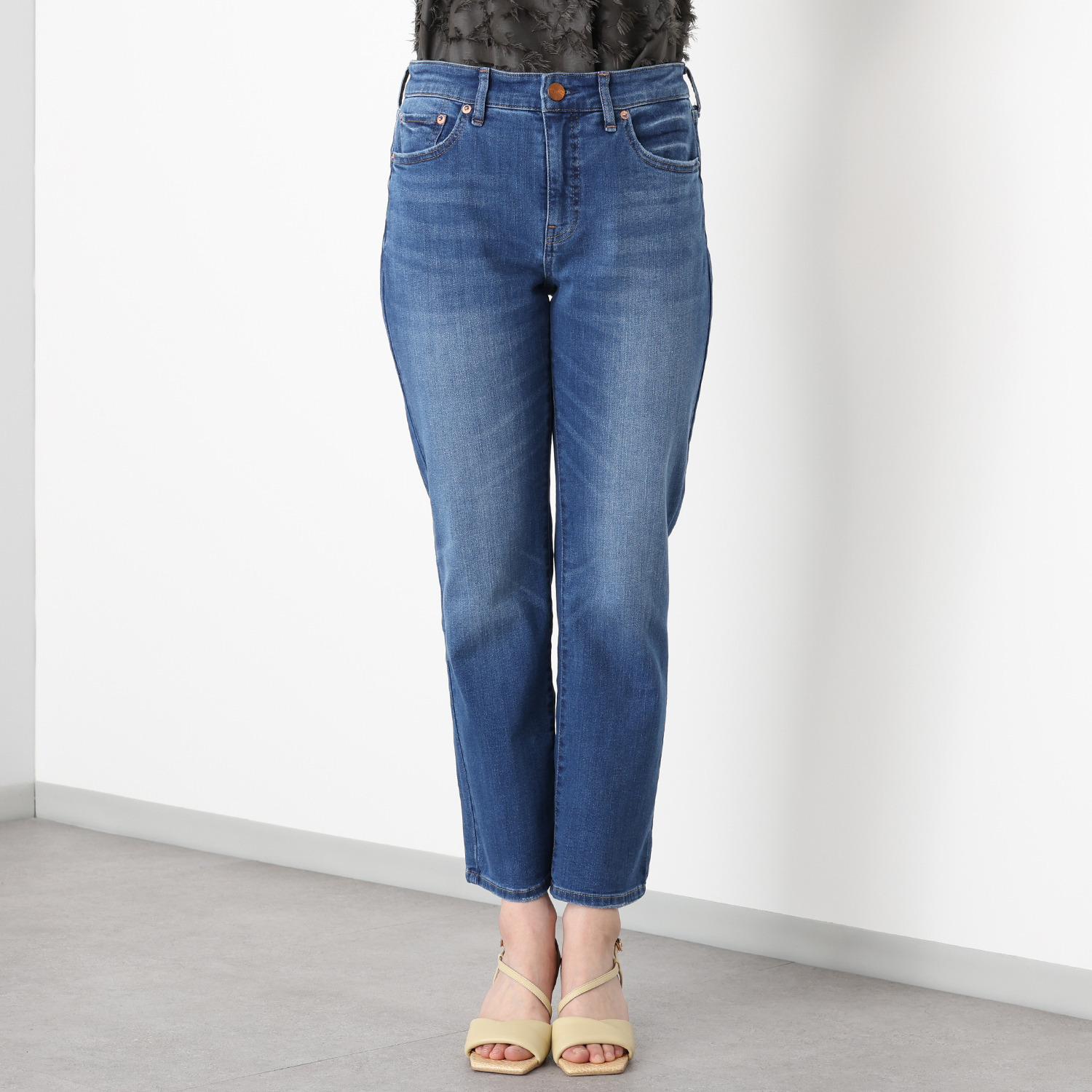 シュガーデプト コーンデニム（Ｒ） スーパーストレッチ アンクル丈ジーンズ