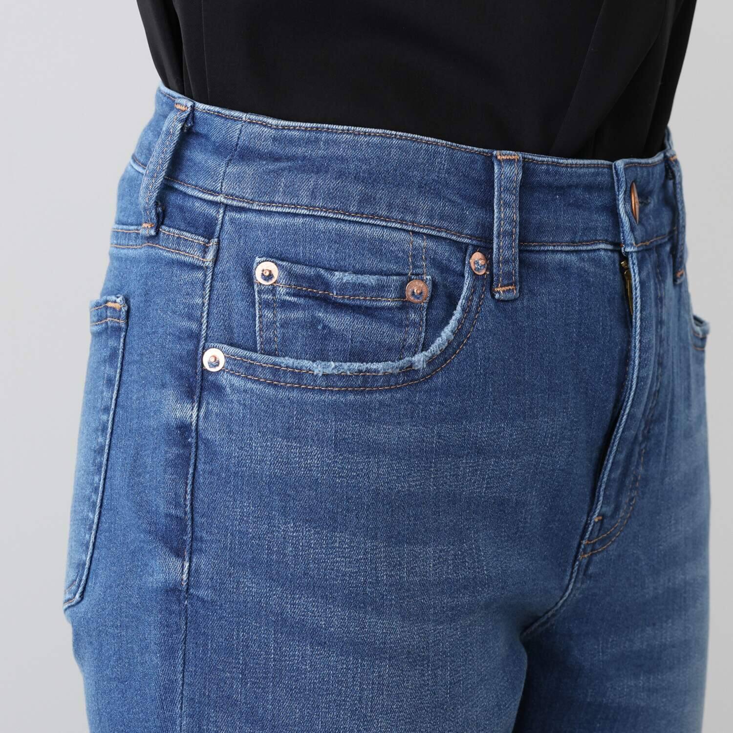 シュガーデプト コーンデニム（Ｒ） スーパーストレッチ カプリジーンズ