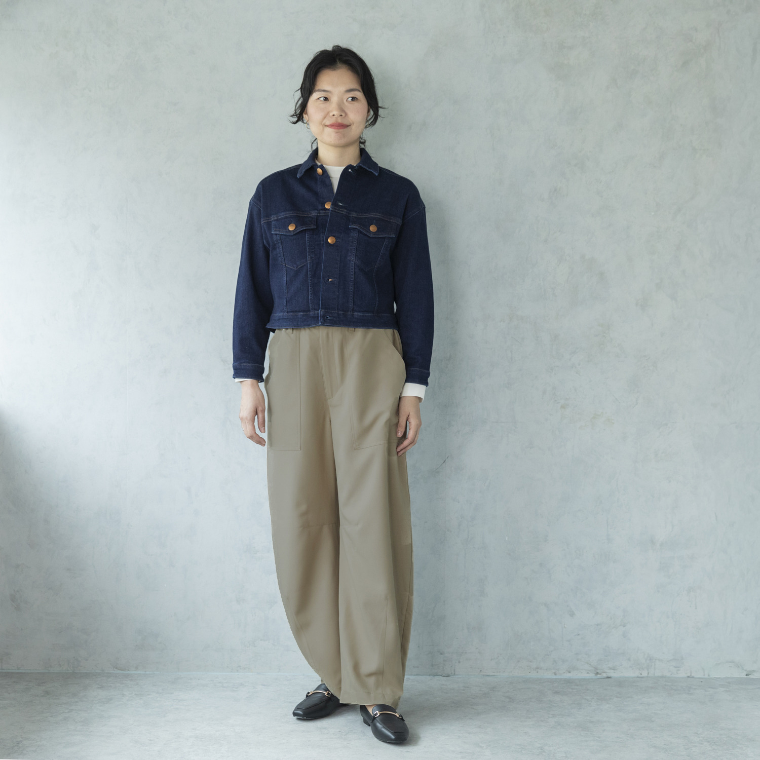 シュガーデプト コーンデニム（Ｒ） スーパーストレッチ クロップトジャケット