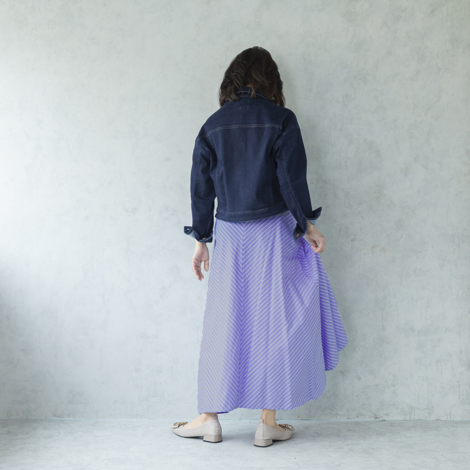 シュガーデプト コーンデニム（Ｒ） スーパーストレッチ クロップトジャケット