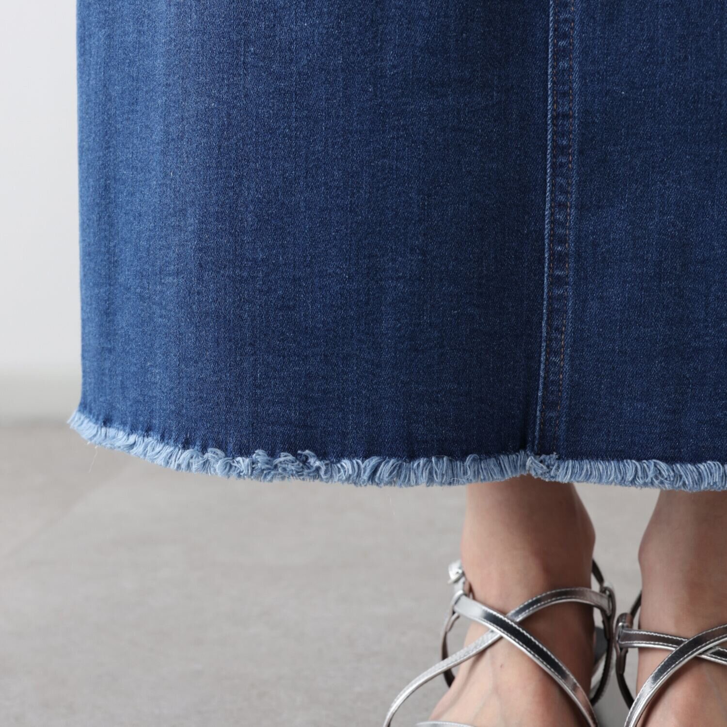 シュガーデプト コーンデニム（Ｒ） スーパーストレッチ ドロストスカート