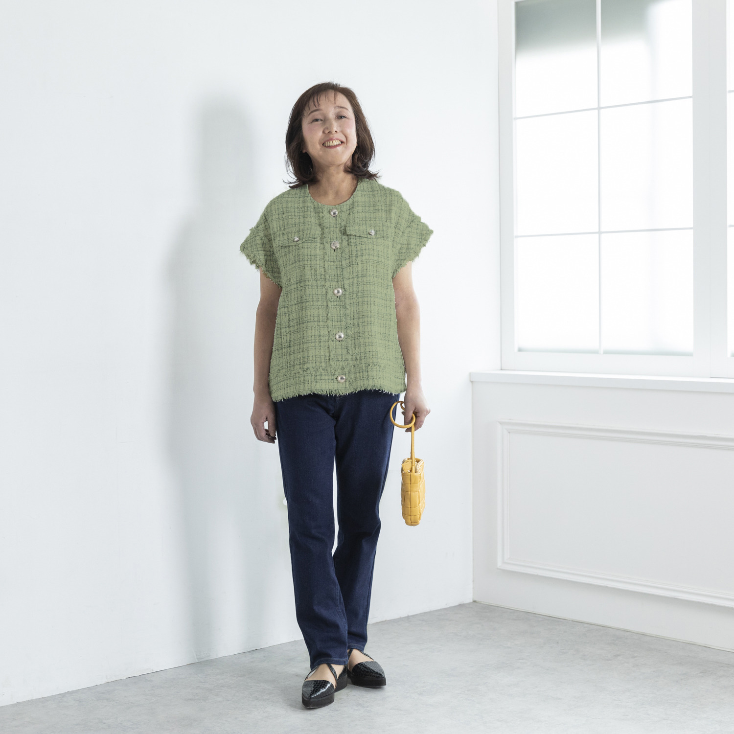 シュガーデプト コーンデニム（Ｒ） スーパーストレッチ フルレングス丈ジーンズ