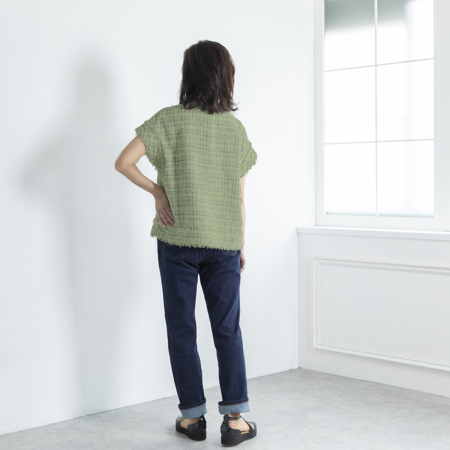 シュガーデプト コーンデニム（Ｒ） スーパーストレッチ フルレングス丈ジーンズ