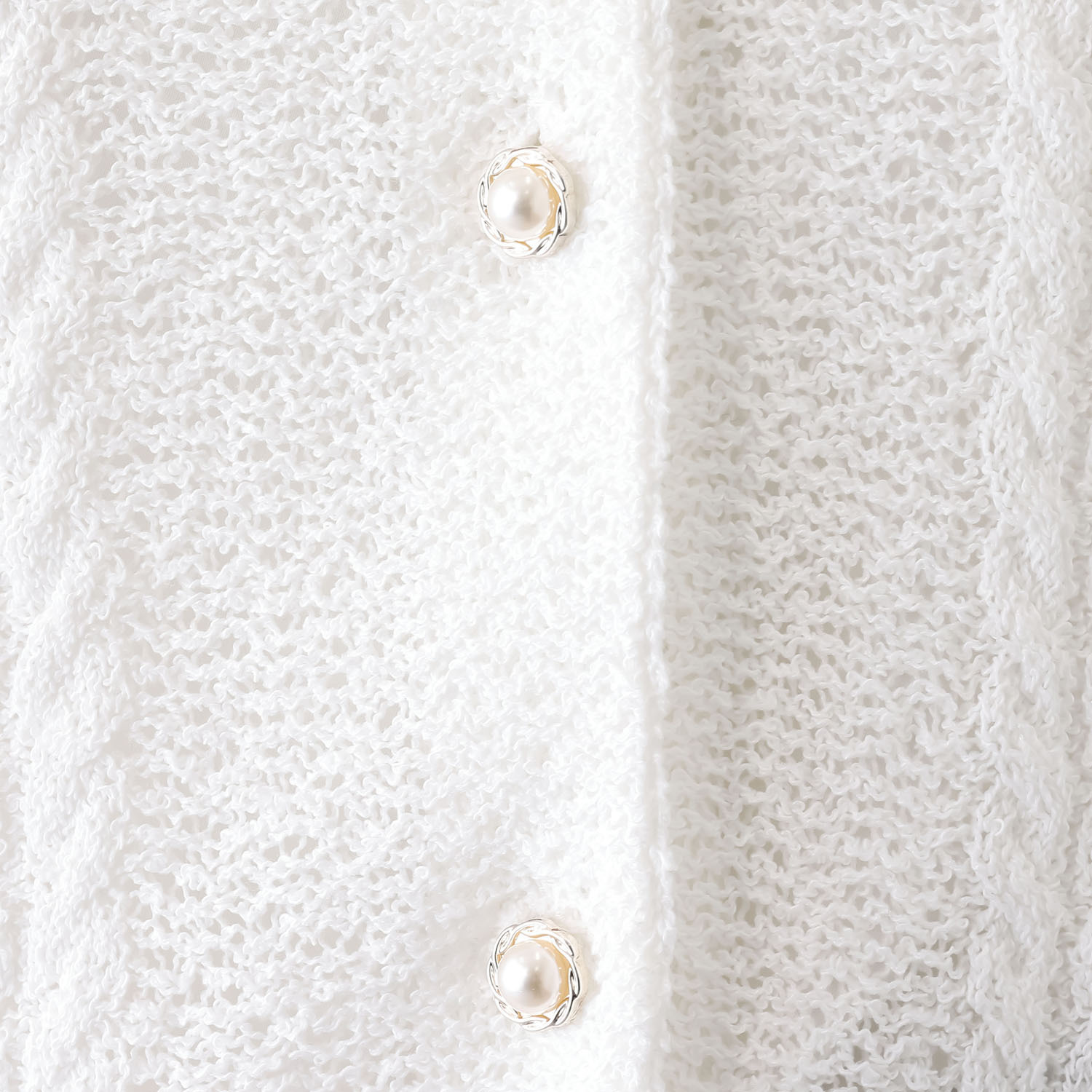 エル　ステュディオ サマーブークレ ニットカーディガン