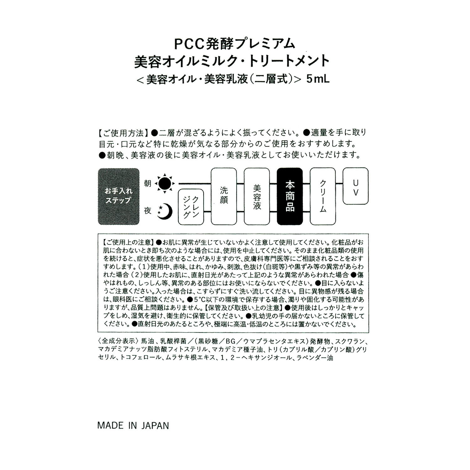 ＰＣＣ ハリ・ツヤ・キメ・潤いの なめらか美肌へ導く スキンケア堪能セット