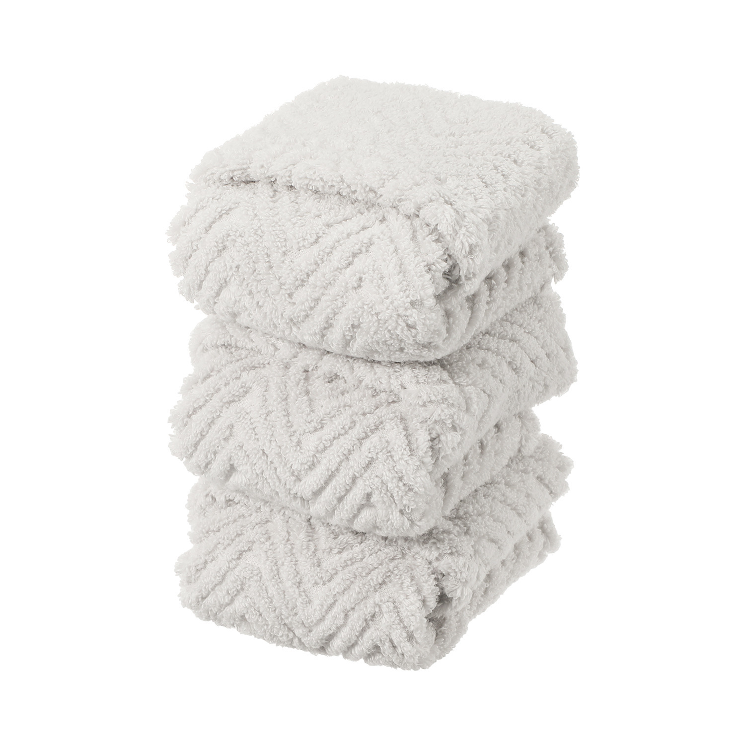 わたのはな オーガニック ハンドタオル 同色３枚組