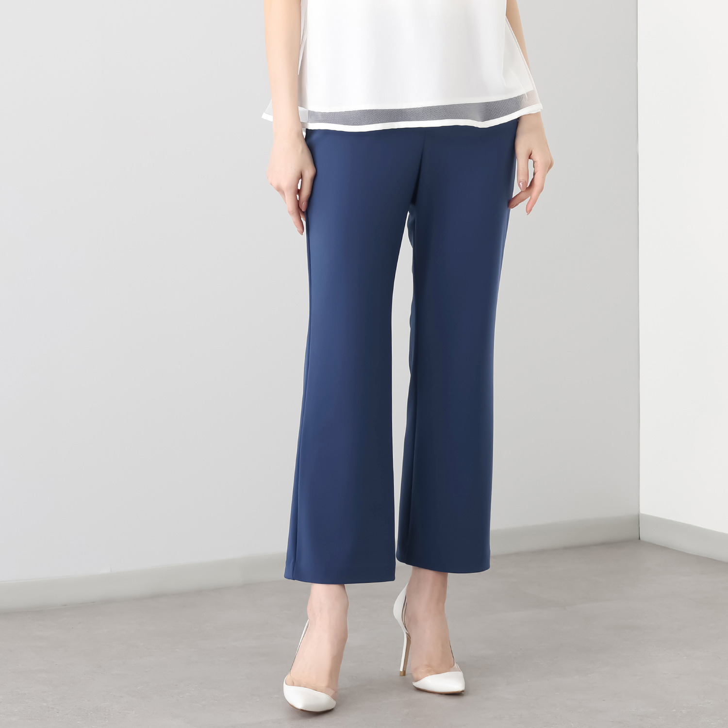 上質ごこち アルディナ はくだけで脚長美人見え 極上ドレープパンツ ＜股下６５ｃｍ＞