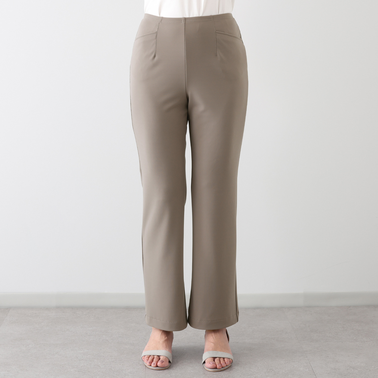 上質ごこち アルディナ はくだけで脚長美人見え 極上ドレープパンツ ＜股下７０ｃｍ＞