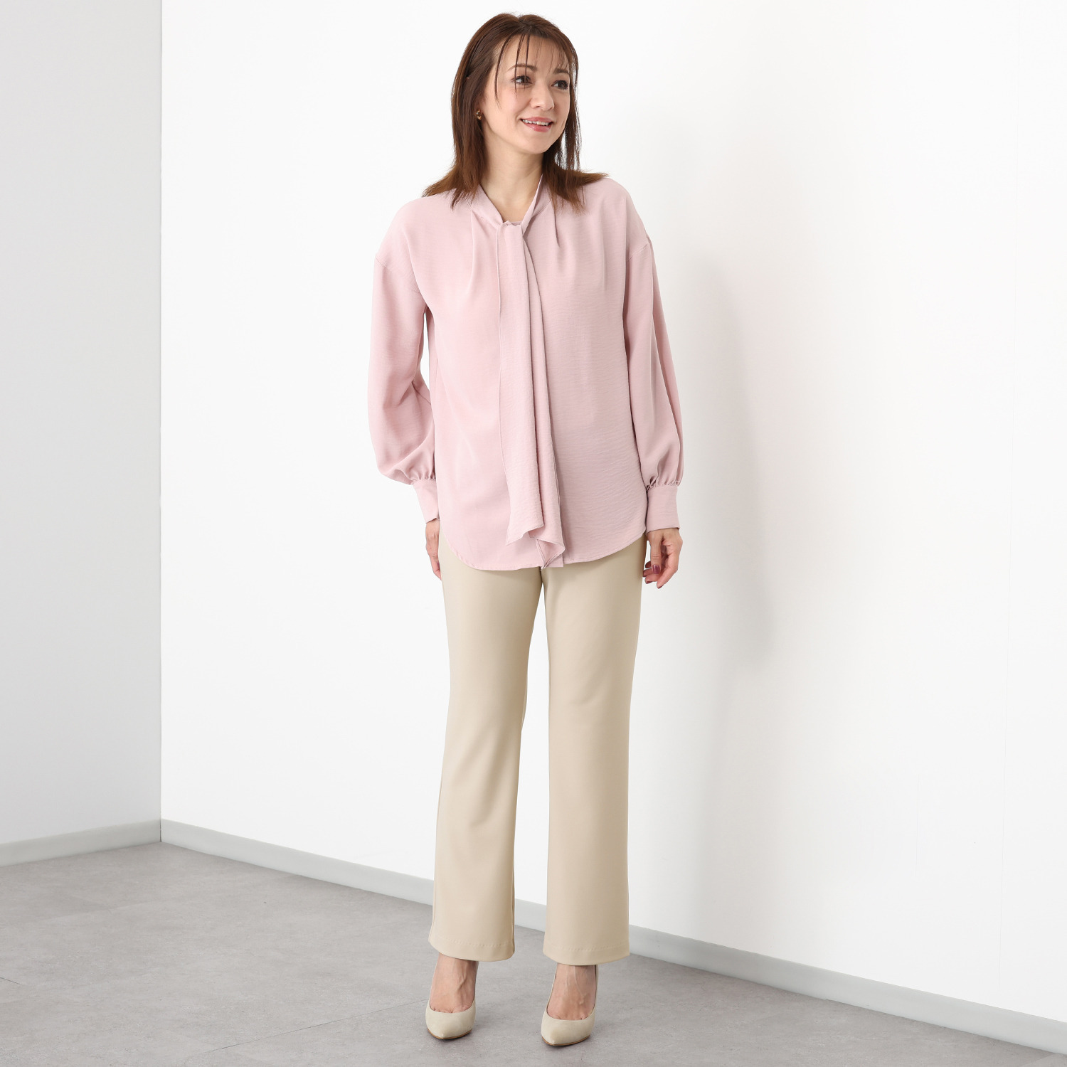 上質ごこち アルディナ はくだけで脚長美人見え 極上ドレープパンツ ＜股下７０ｃｍ＞