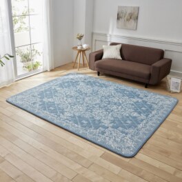 スワトウ刺しゅう協会 認定デザイン 綿１００％ラグ ＜１９０×２４０ｃｍ＞