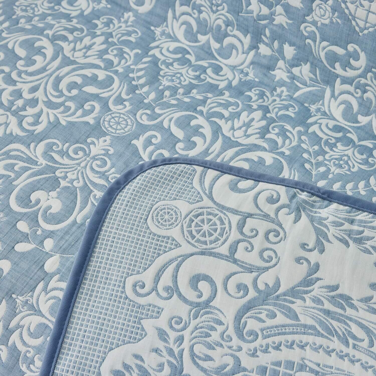 スワトウ刺しゅう協会 認定デザイン マルチカバー ＜１９０×１９０ｃｍ＞