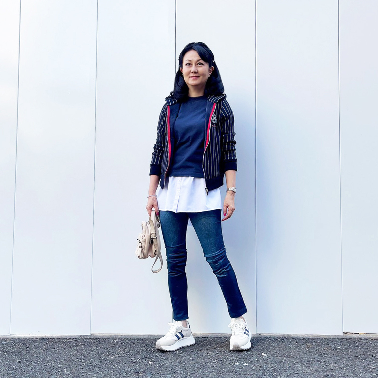 女の欲望 接触冷感 デニムプリント レギンス２枚セット