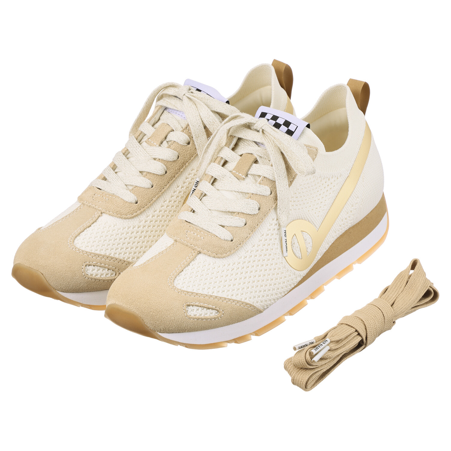 ノーネーム ニット素材 ソックスライクスニーカー “シティランジョガー”