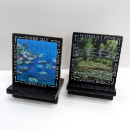 卓上イーゼルアートセット モネ　睡蓮ＩＩ ＆睡蓮の池と日本の橋