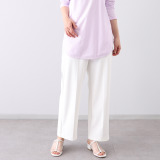 ピーツー 接触冷感・吸水速乾 多機能ストレッチ センタープレス ワイドストレートパンツ