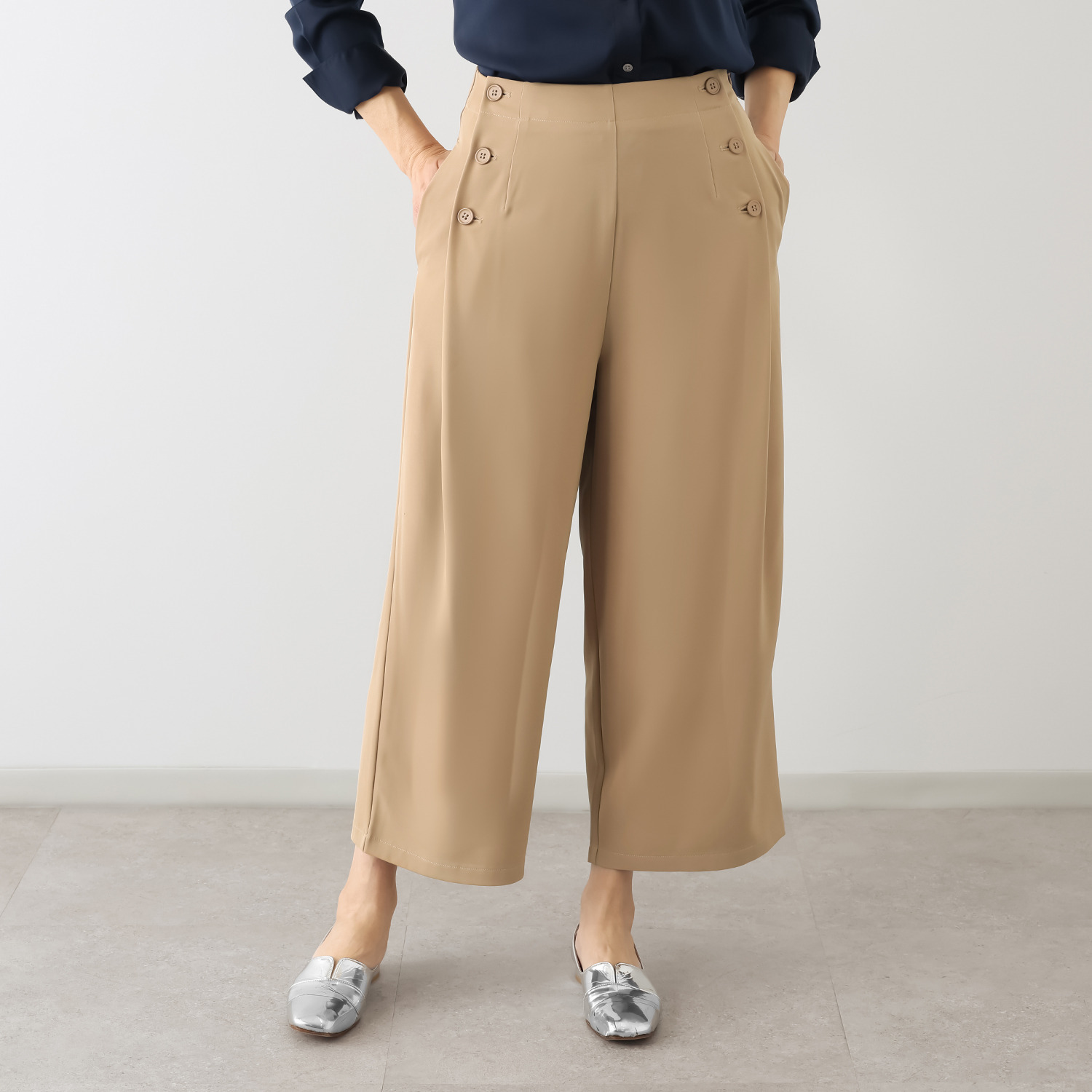 トウキョウストロール 研究してたどり着いた 背中ではく マリンデザインパンツ