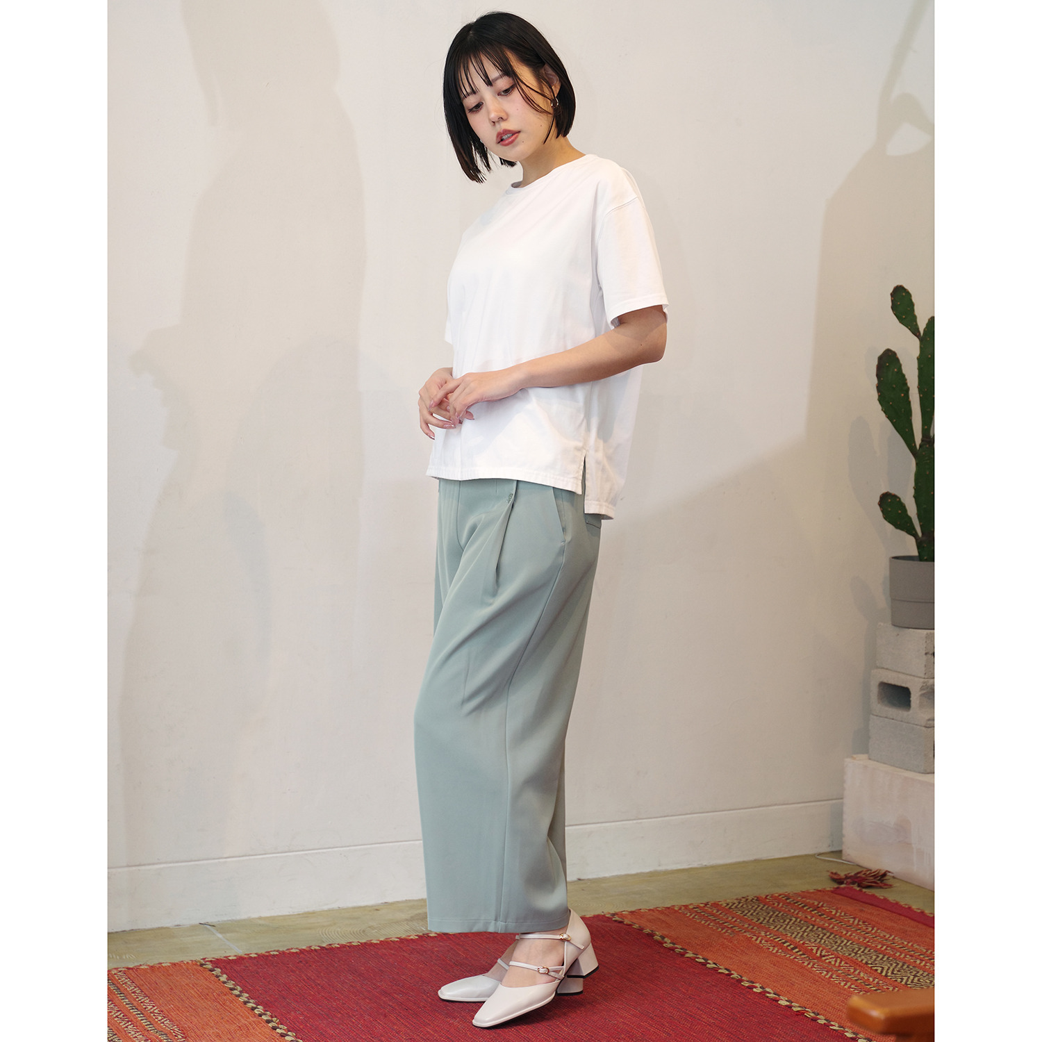 トウキョウストロール 研究してたどり着いた 背中ではく マリンデザインパンツ