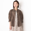 キリ　エ　キリ シースルー素材 ルーズシルエット シャツ