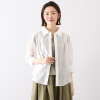 キリ　エ　キリ シースルー素材 ルーズシルエット シャツ