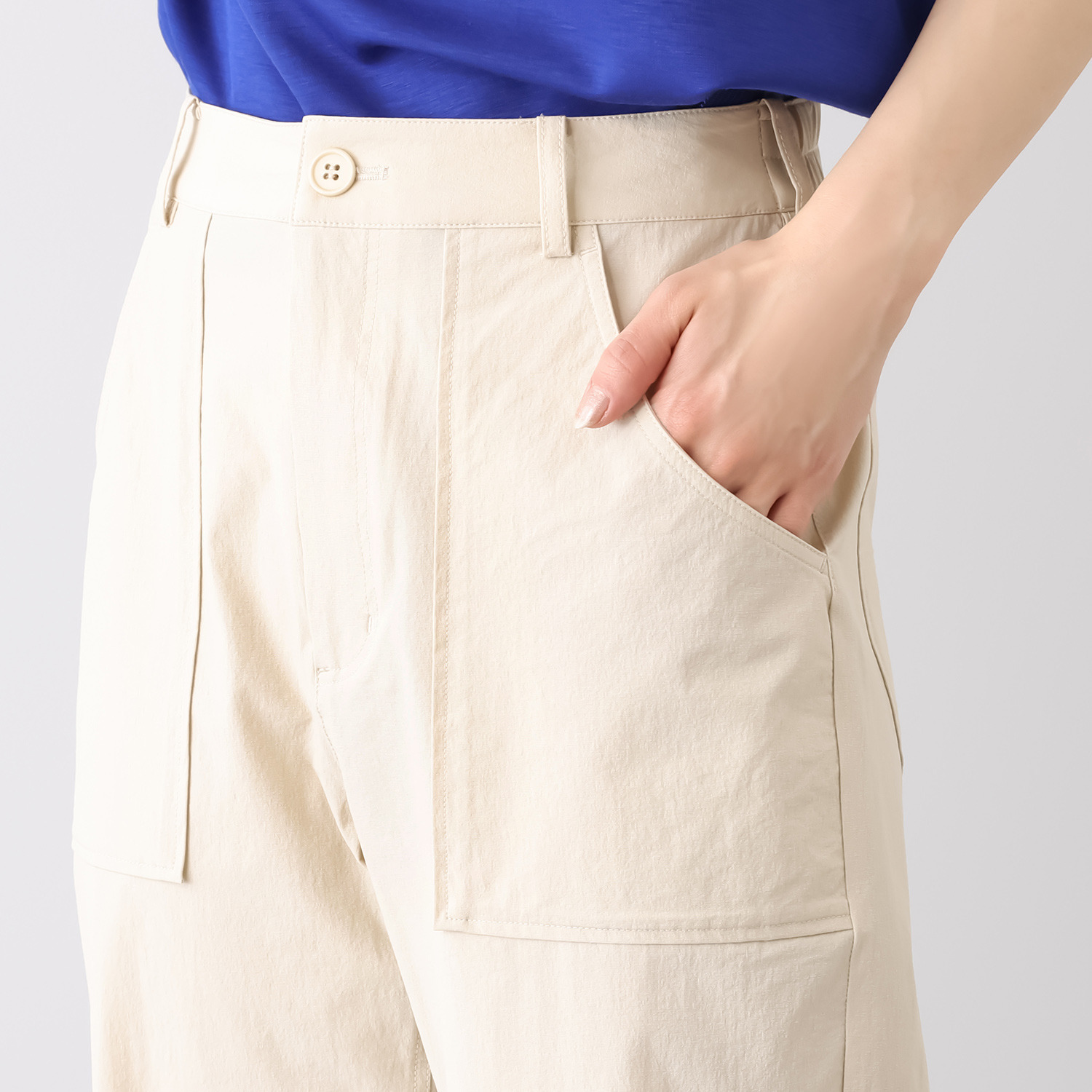 キリ　エ　キリ ストレッチ ベイカーパンツ