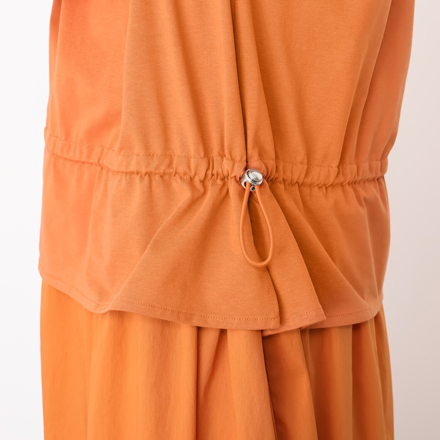 キリ　エ　キリ 異素材ドッキング ワンピース