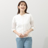 モカサン　ジュンコシマダ 麻綿 ニットカーディガン