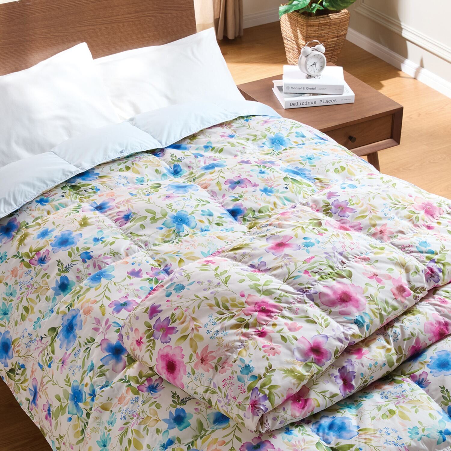 ｎｉｓｈｉｋａｗａ ポーランド産ダウン 防ダニ・抗菌・洗える ふわふわダウンケット ＜シングル＞