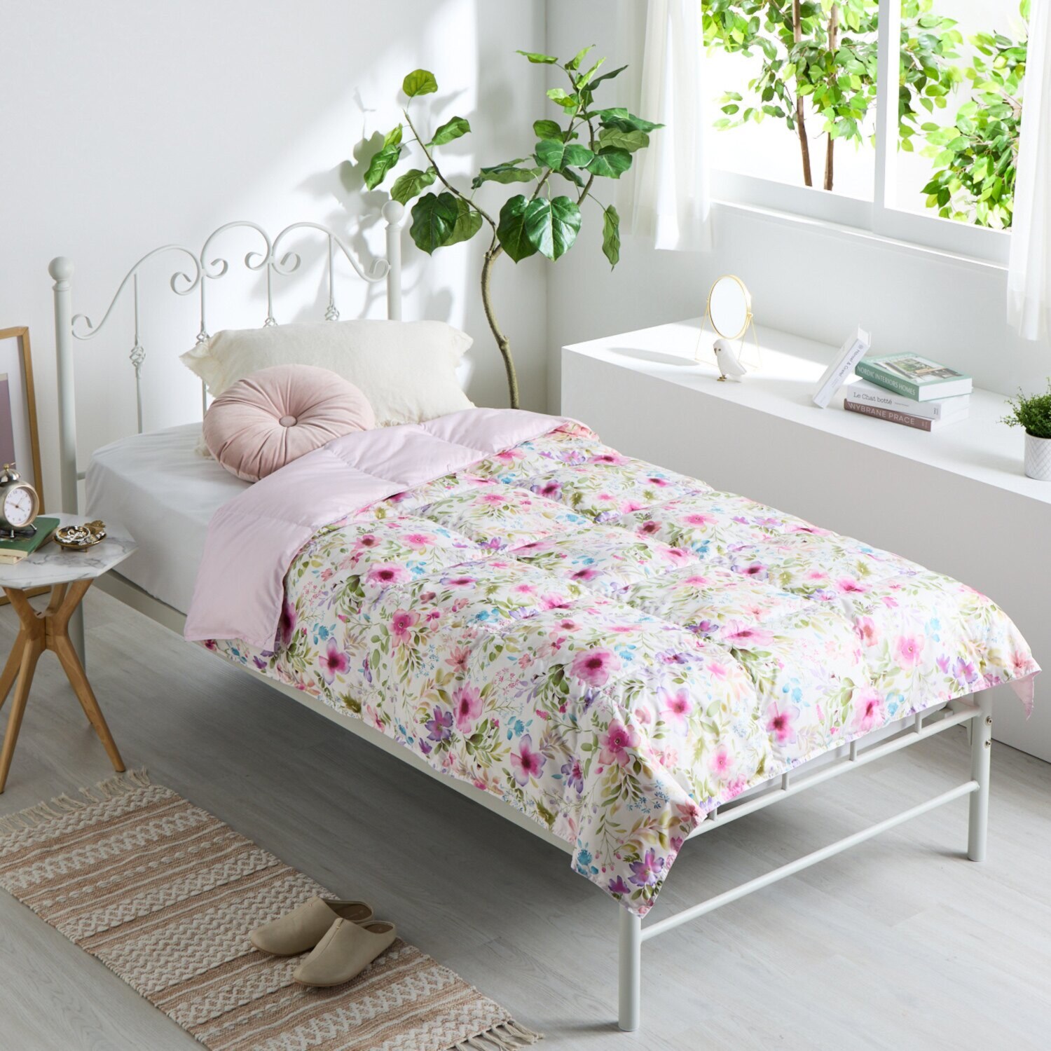 ｎｉｓｈｉｋａｗａ ポーランド産ダウン 防ダニ・抗菌・洗える ふわふわダウンケット ＜ダブル＞