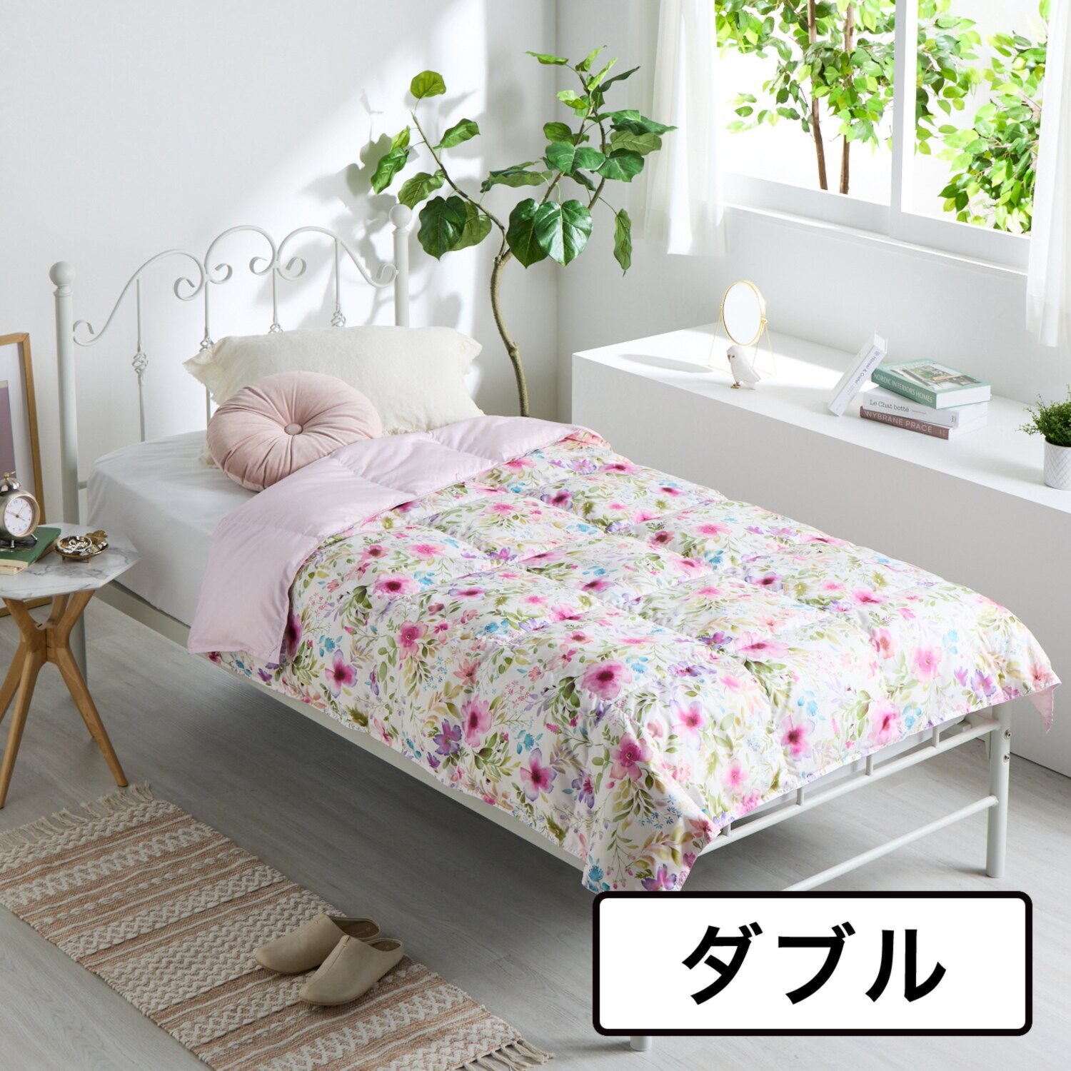 ｎｉｓｈｉｋａｗａ ポーランド産ダウン 防ダニ・抗菌・洗える ふわふわダウンケット ＜ダブル＞