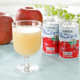 ふじ限定！ 信州産１００％ストレート りんごジュース ＜３０缶セット＞