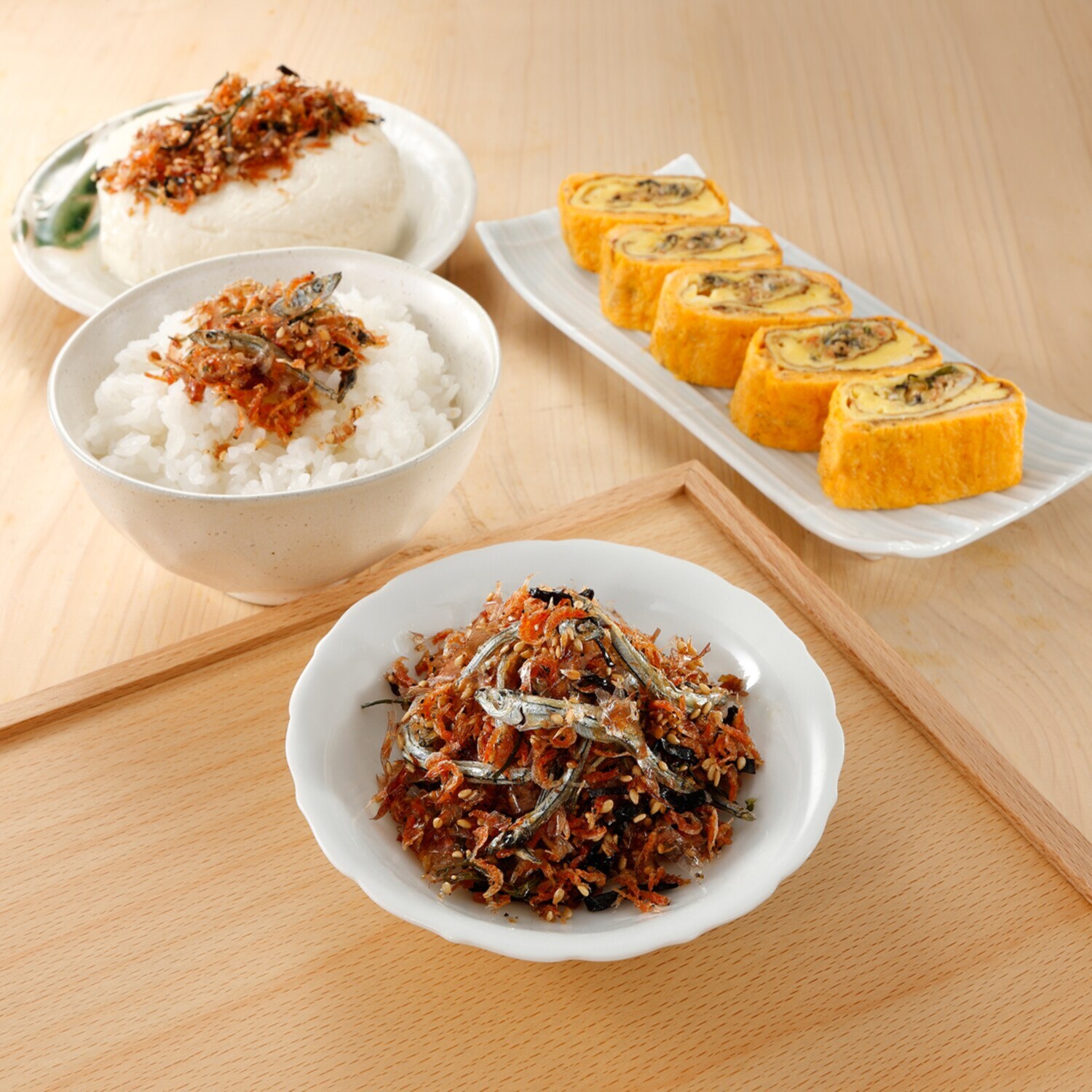 素材がきめて！ 漁師仕込み ６種のまぜる佃煮 （きびなご）